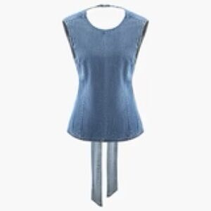 Sleeveless Tie-Back Women's Top